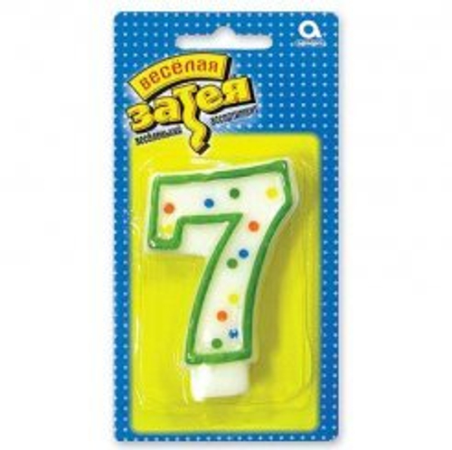Свеча-цифра "7"