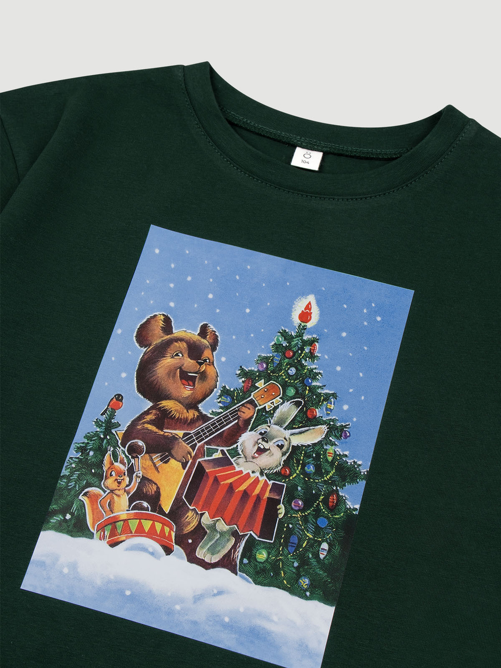 Футболка детская Mjölk х Зарубин Мишка и зайчик, уценка