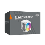 Вентилятор для процессора PCCooler RT620Pro TC ARGB WH TDP 265W 4pin 1851/1700/1200/115x/AM5/AM4 Бел