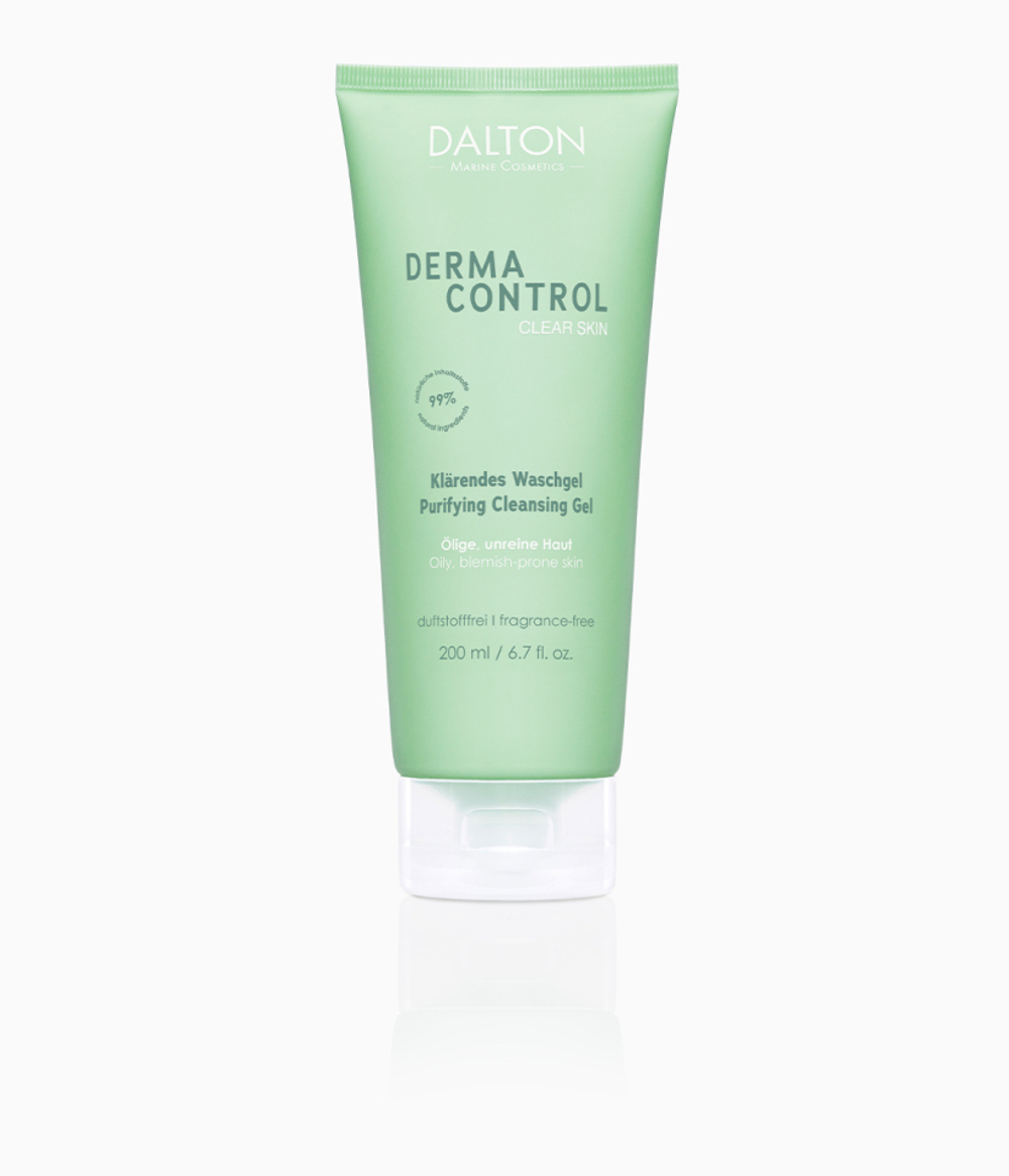 Dalton Противовоспалительный очищающий гель от прыщей - DERMA CONTROL CLEAR SKIN Purifying Cleansing Gel, 200 мл