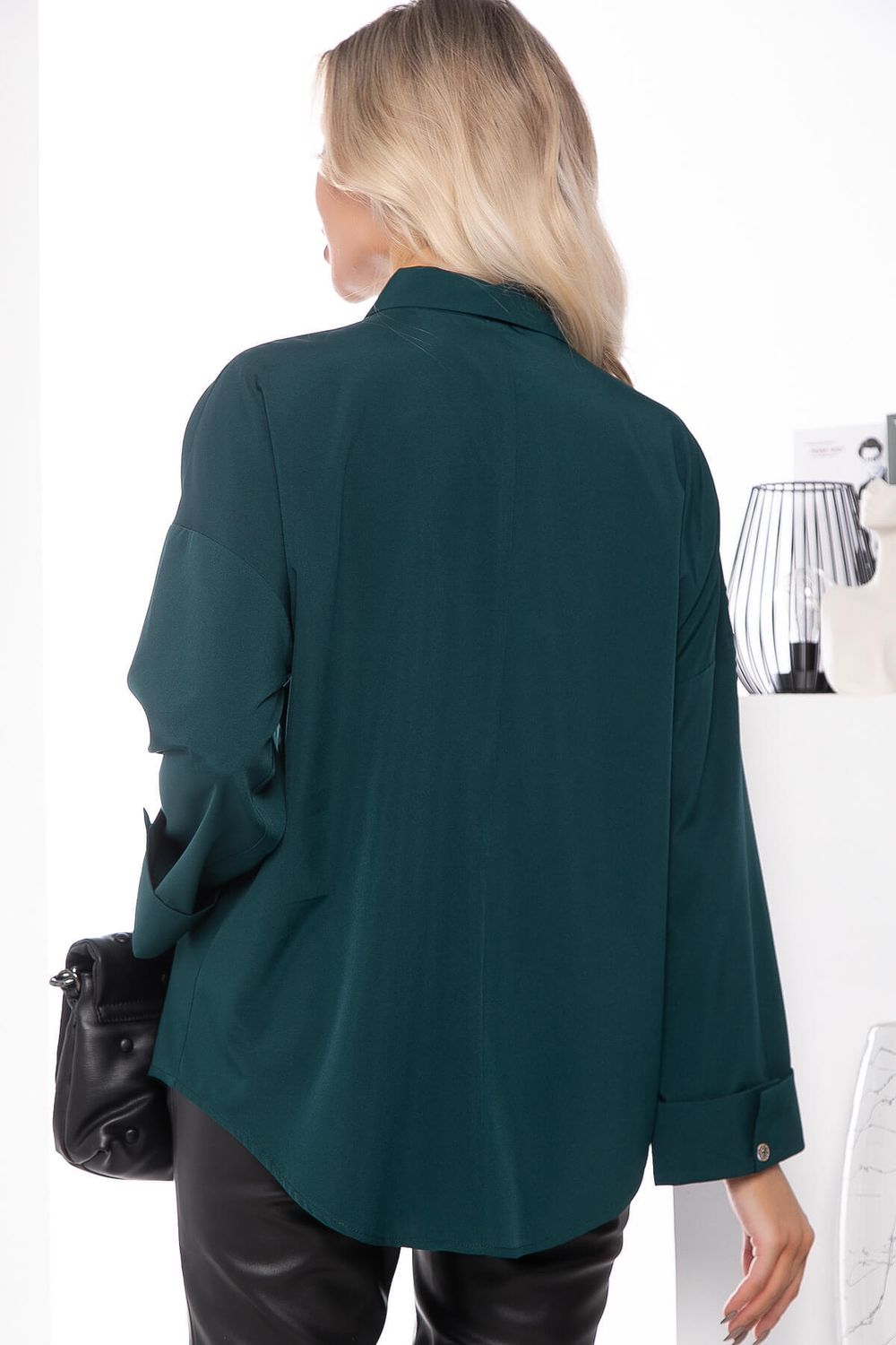 Рубашка "Каталина" (изумруд) Б7706 LT Collection