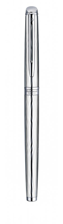 Перьевая ручка Waterman Hemisphere Deluxe , цвет: Metal CT, перо: F