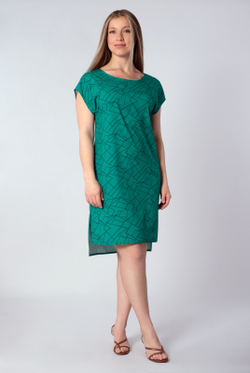 Платье женское 1894ЮП, графика #176Гри051894ЮП