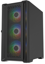 Корпус mATX Powercase ByteFlow Micro Black LE