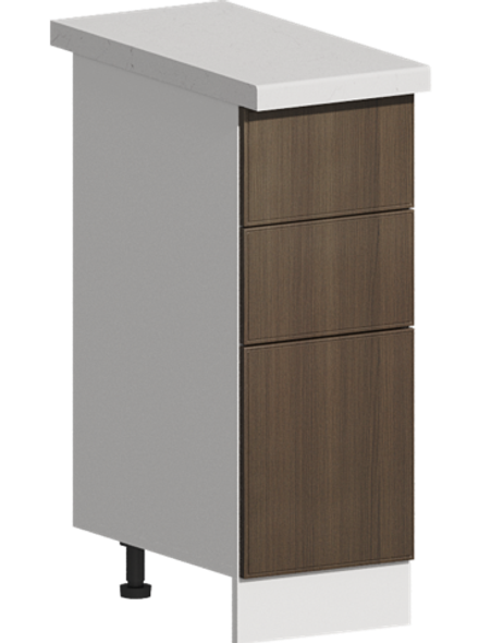 Кухня Модуль ШН3Я 300 Ликата / Дуб французский