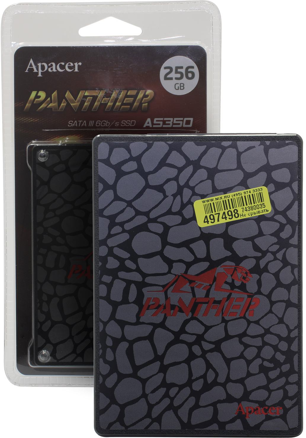 Накопитель SSD 256 Gb SATA 6Gb/s Apacer AS350 Panther 2.5"