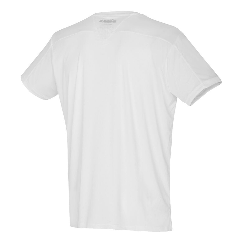 Мужское теннисное поло Diadora Team T-Shirt Men - White, Lightgrey