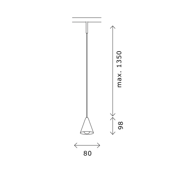 ST689.436.05 Магнитный трековый светильник Черный LED 1*5W 3000K Lm350 Ra>80 60° IP20 D80xH98 24V СУПЕР5