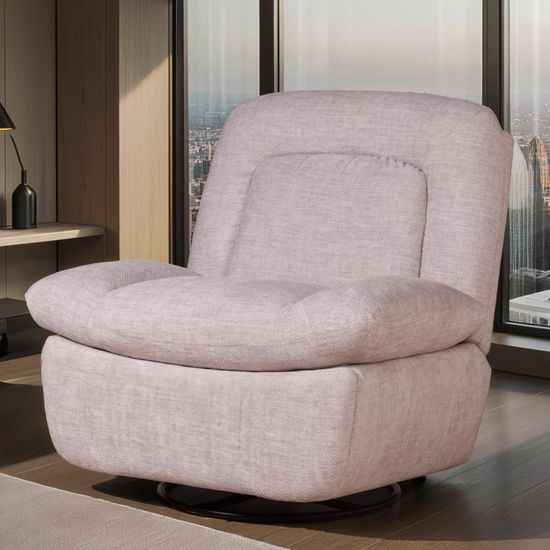 Кресло-реклайнер Клим, с функцией глайдера и вращением на 360 гр.