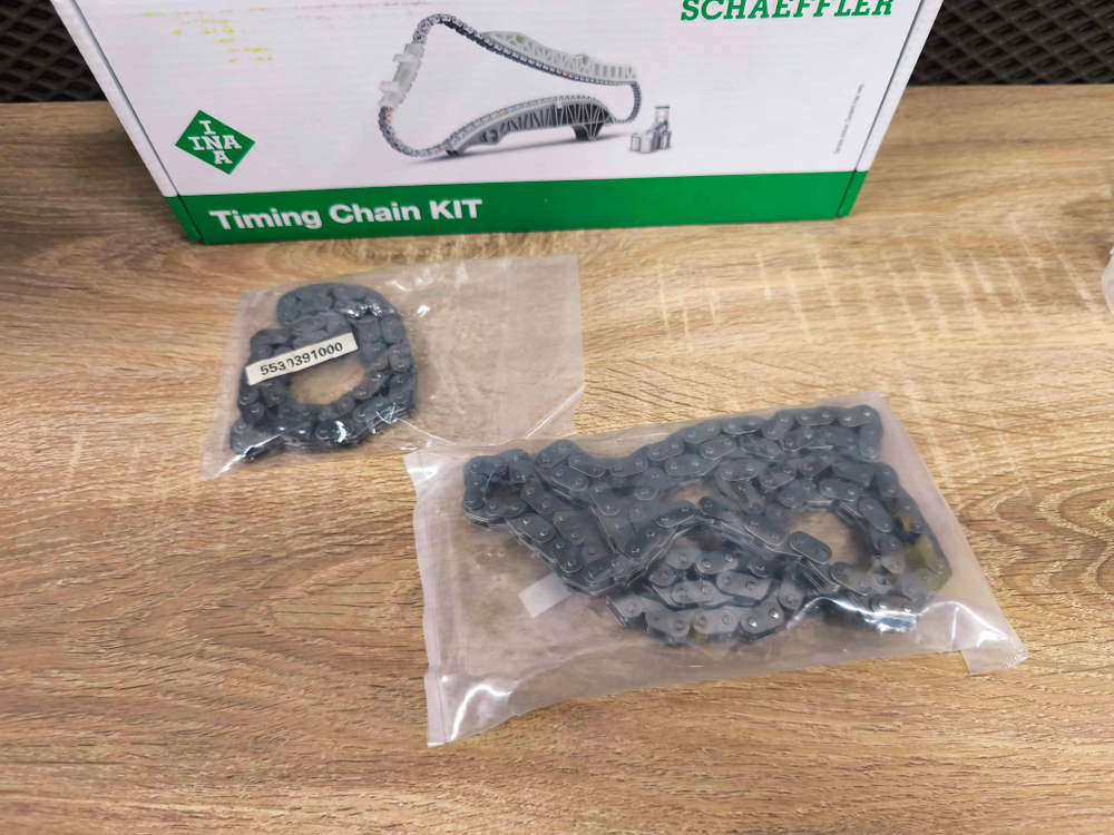 Комплект цепи ГРМ INA  CAXA  (из 6 частей)