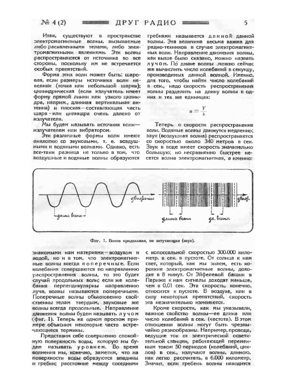 Журнал "Друг радио". №4, 1925 | Нет автора