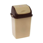 Ведро для мусора "Камелия", №3 18 л бежевый / коричневый РП-1013