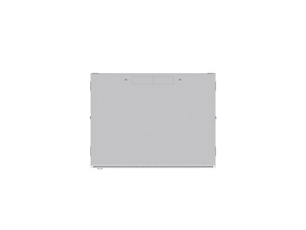 Шкаф настенный 19" TERACOM PRO 6U 600x450 мм дверь стеклянная с замком-ручкой серый