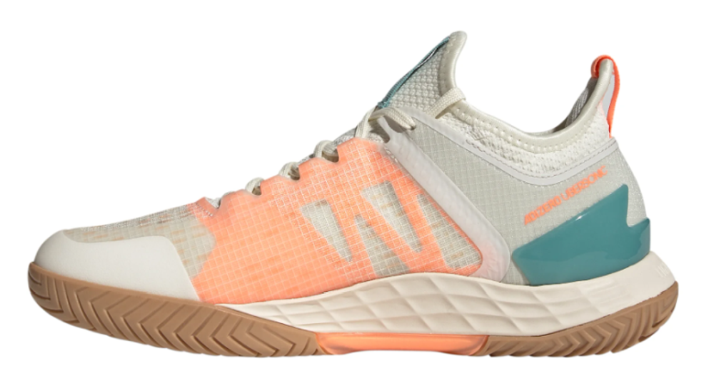 Мужские кроссовки теннисные Adidas Adizero Ubersonic 4 M Parl - off white/cloud white/beam orange