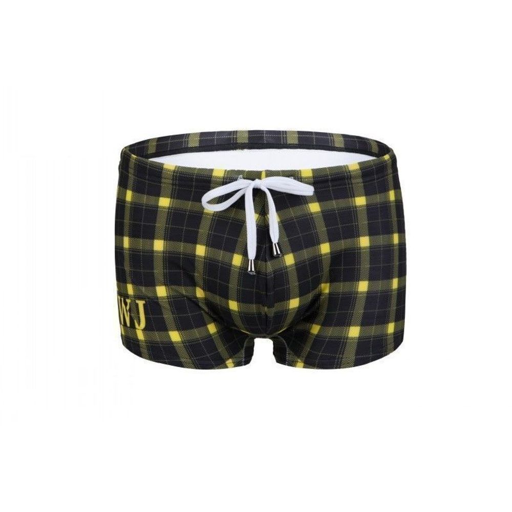 Мужские плавки хипсы черные WANGJIANG