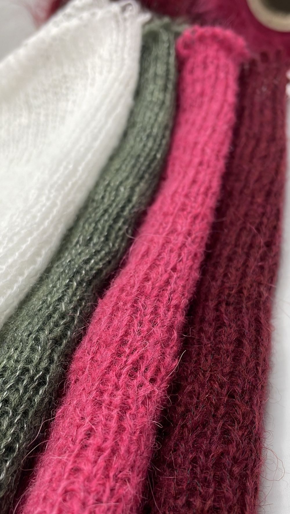 Пряжа для вязания кид мохер с мериносом на бобине (200 гр на конусе)