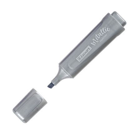 Выделитель текста 1-5мм, Luxor Textliter Metallic, серебро
