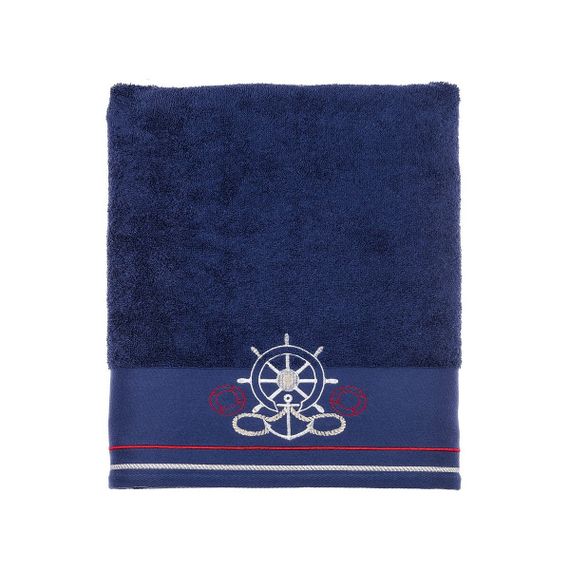Махровые полотенца NAVY синий   TIVOLYO HOME Турция