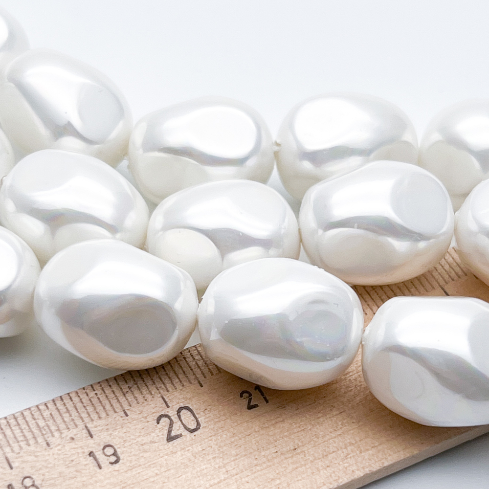 "Майорка" фриформ крупная, размер около 20*15 мм, цена за 1 шт