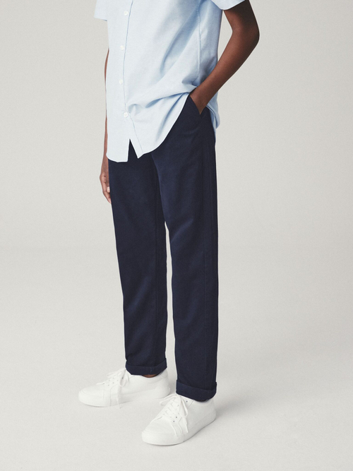 Брюки чинос для мальчика Next A83-213, Темно-синий