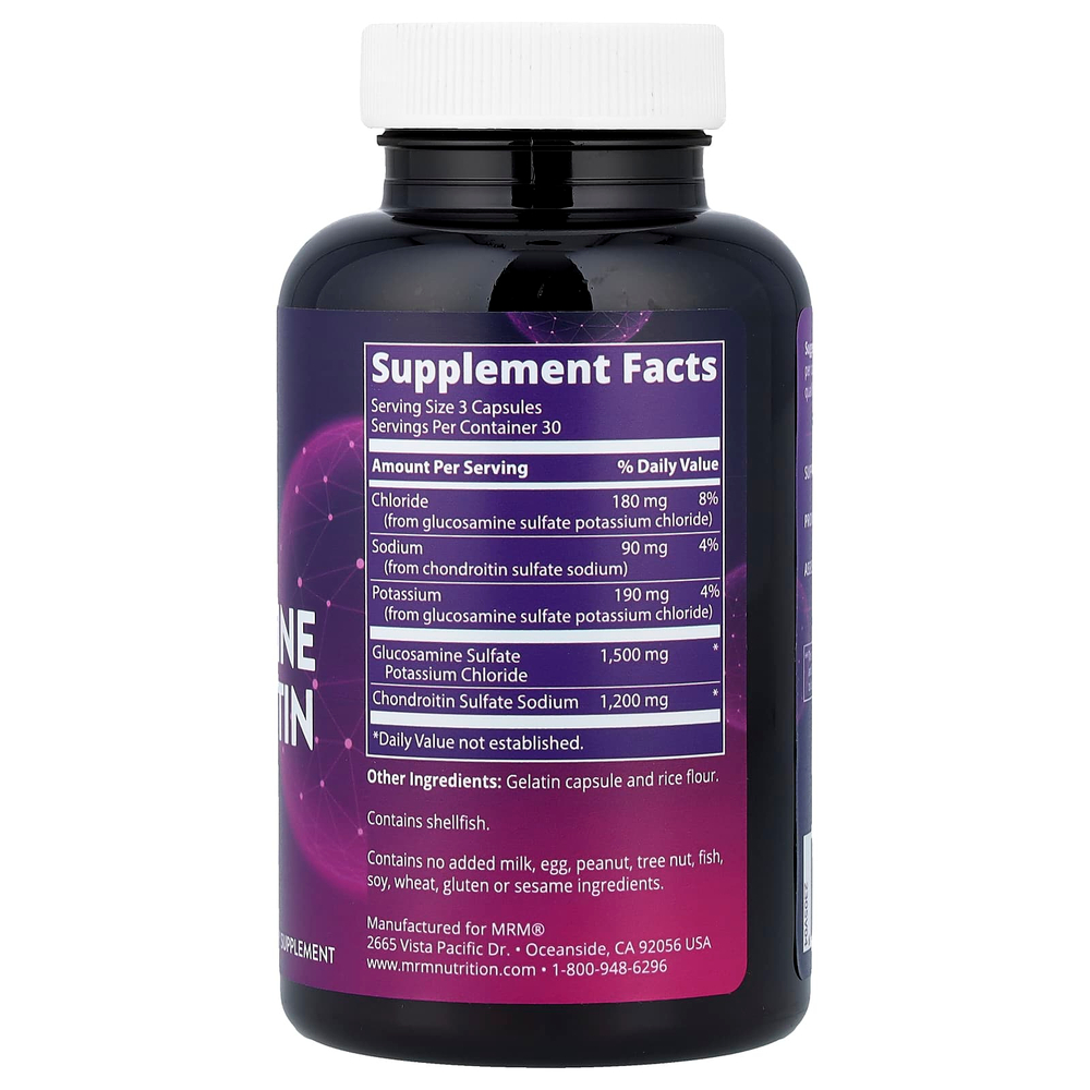 MRM Nutrition, Глюкозамин хондроитин, 90 капсул