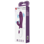 Сливовый вибратор-кролик Snappy - 19 см.