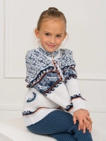 Кофта - бомбер вязаная