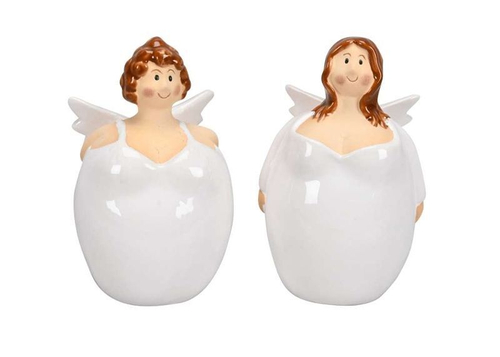 Декор "Ангел-пышка" малая в ассортименте 9x10x16см