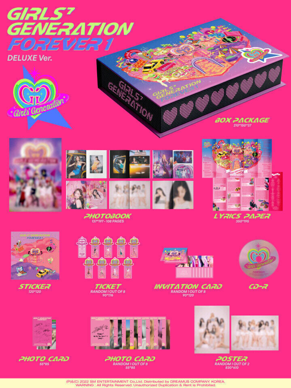 SNSD Girls' Generation - FOREVER 1 [DELUXE ver.]