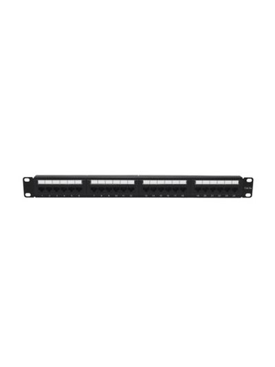 Патч-панель 19дюйм 1U кат.5E неэкранир. 24 порта RJ-45 Dual IDC TOKOV ELECTRIC TKE-PP-5E-1U-24P-UTP