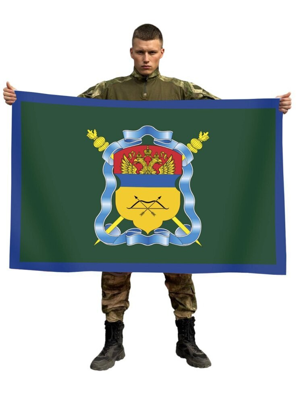 Флаг Оренбургского Казачьего войска 90x135 см