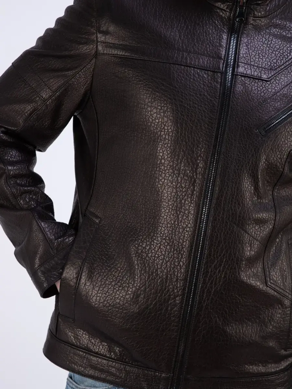 Куртка мужская  из натуральной кожи