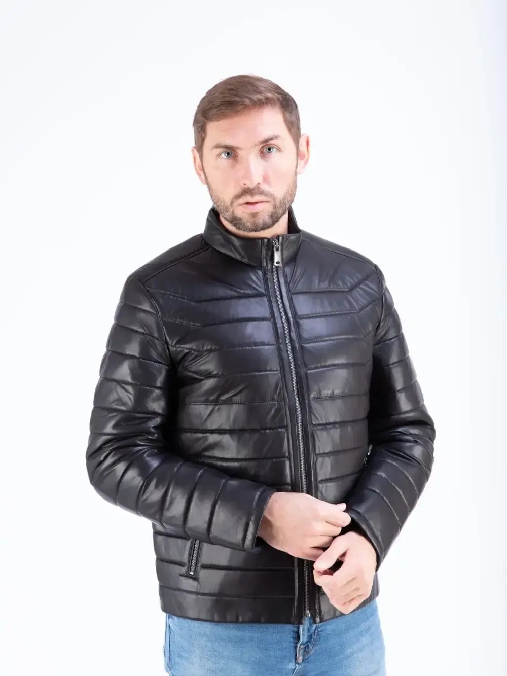 Куртка мужская кожаная натуральная