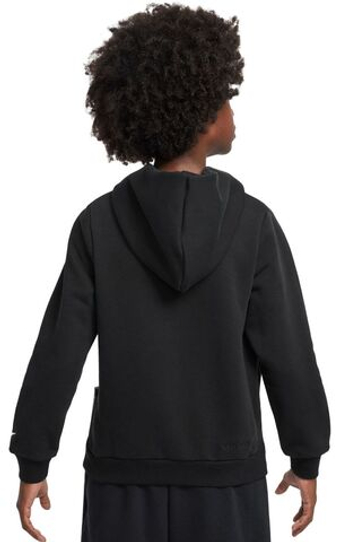 Кофта для мальчика теннисная Nike Kids Dri-Fit Standard Issue Hoodie - черный