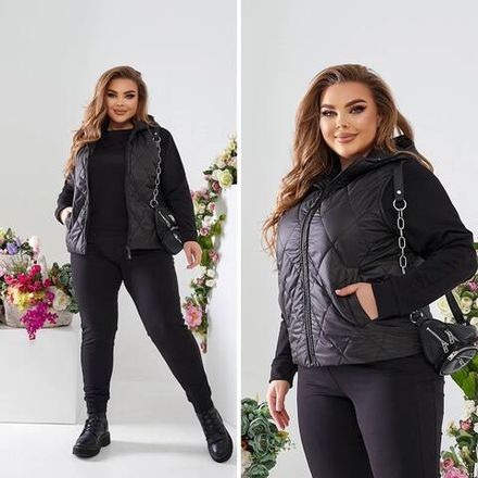 Костюм спортивный и жилетка УК-23001 Фото 1