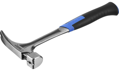 ЗУБР 560 г, цельнокованый столярный молоток-гвоздодёр, Профессионал (20258-580)