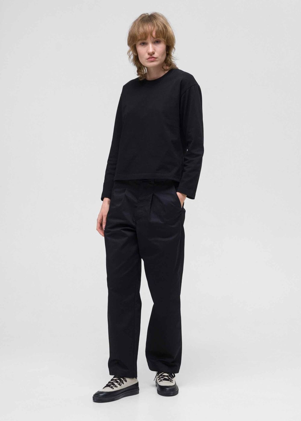 Лонгслив FOS Плотный Женский Черный