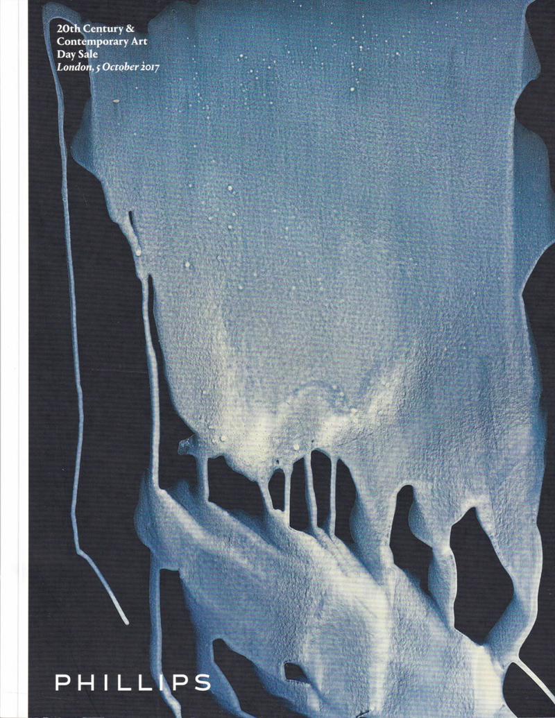 Каталог аукциона Phillips, Лондон, Современное искусство: дневной аукцион от 5 октября 2017 года