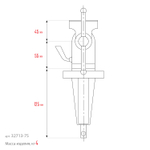 KRAFTOOL Mini, 65 мм, прецизионные тиски на струбцине (32713-75)