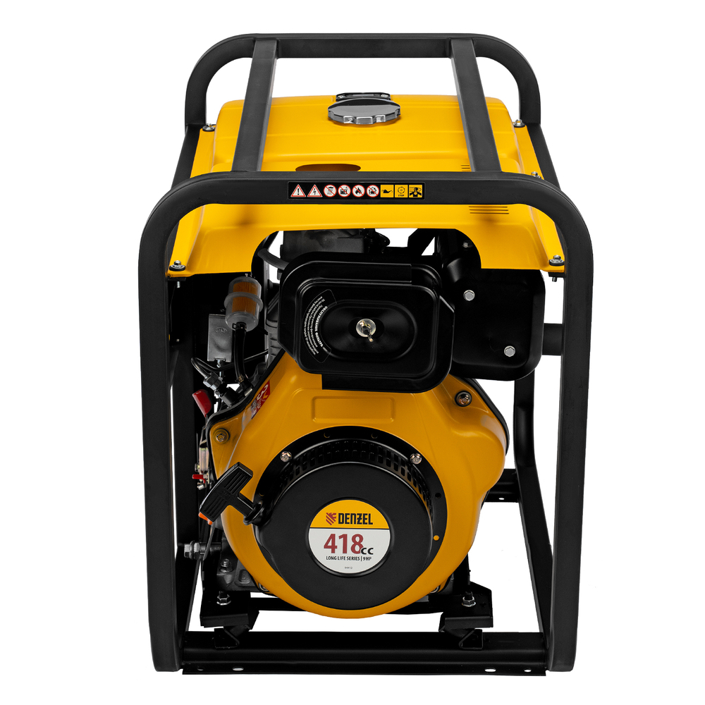 Генератор дизельный DES-55, 5,5 кВт, 230 В, 11 л, ручной стартер Denzel