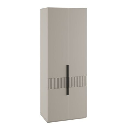 Шкаф для одежды распашной с полками и штангой Кашемир 90х50х210 см