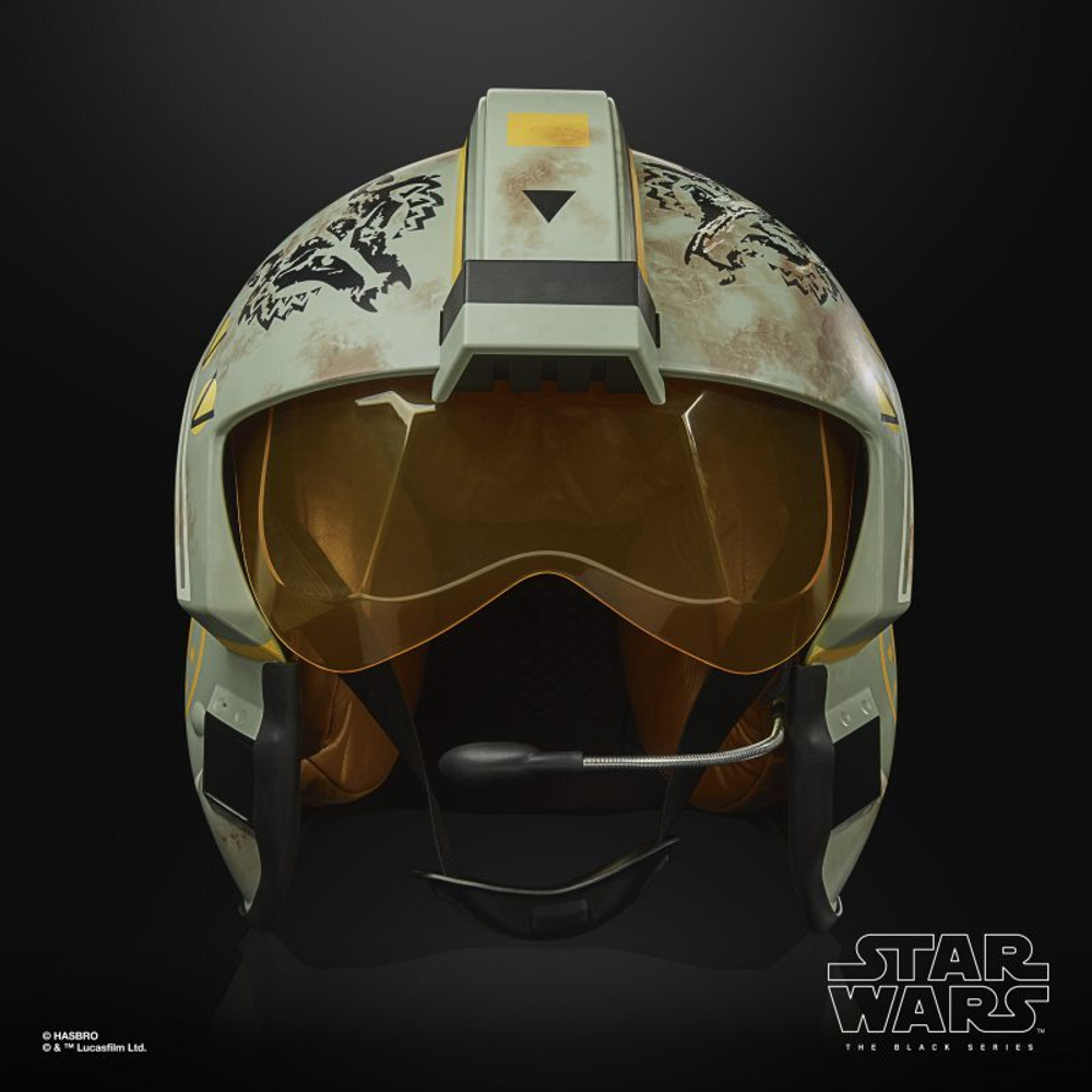 Hasbro Star Wars The Black Series - Электронный шлем-шлем The Mandalorian Trapper Wolf F5549
