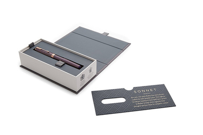 Перьевая ручка Parker Sonnet , Cisele Purple PGT, перо: F