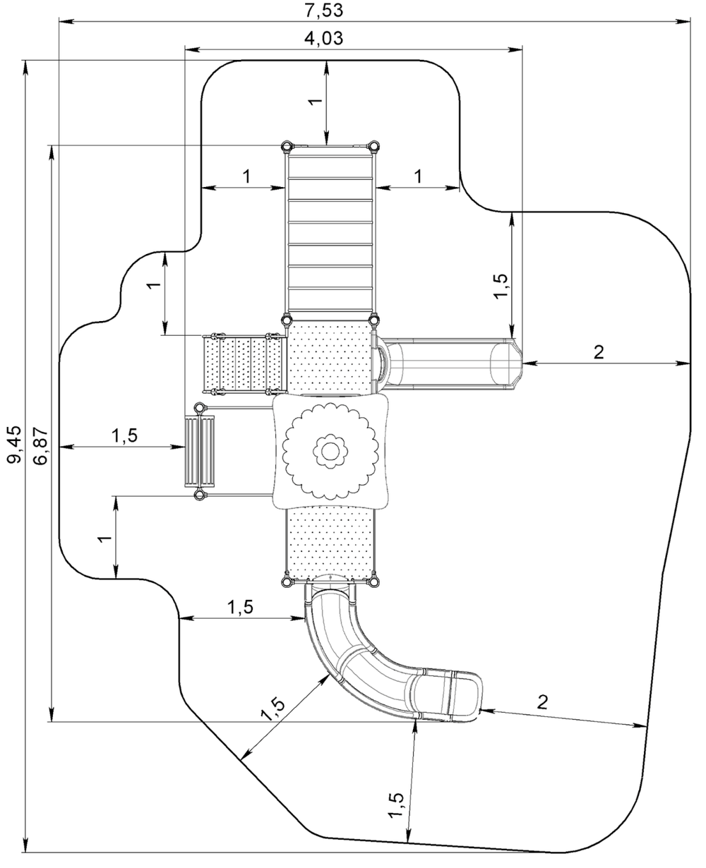 Детский городок Куба ДГ003