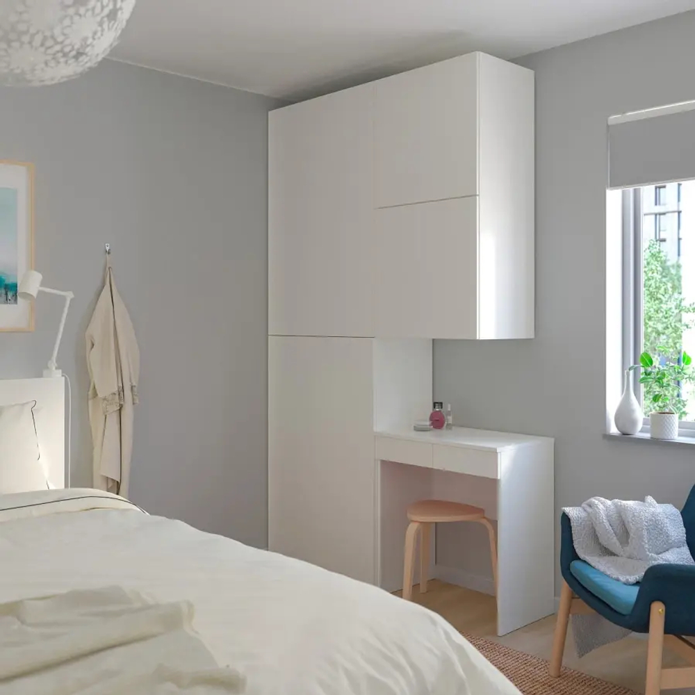 Гардероб - IKEA PLATSA, 42x140x241 см, белый ПЛАТСА ИКЕА