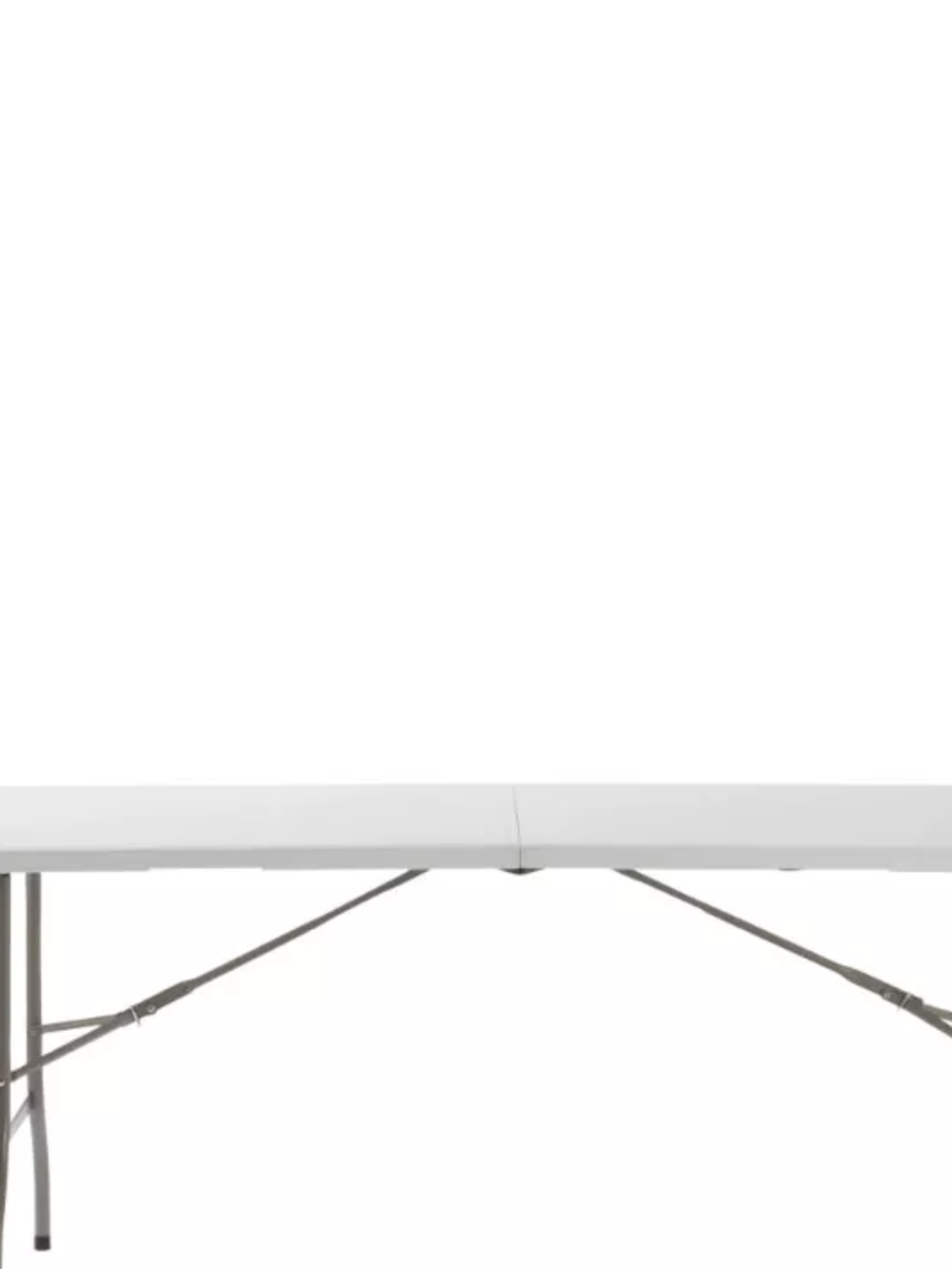 Стол складной садовый 180x74x74см HDPE белый