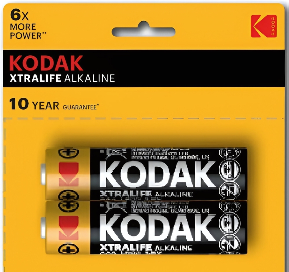 Батарейка LR 3 Kodak Xtralife 2/6xB отрывной (144/576)