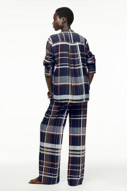 ZARA БРЮКИ В КЛЕТКУ — ZW COLLECTION, РАЗНОЦВЕТНЫЙ
