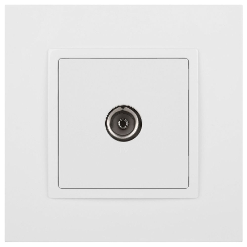 14-3101-01 ЭРА Розетка TV одиночная, IP20, Эра Elegance, белый