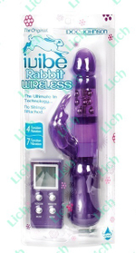 Фиолетовый вибратор-компьютер IVIBE RABBIT на радиоуправлении